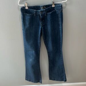 Lowest rise flare jeans